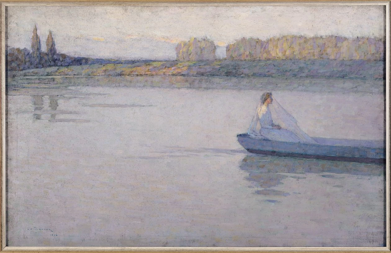 Henri Le Sidaner - 234, Sul fiume, mattina, 1896